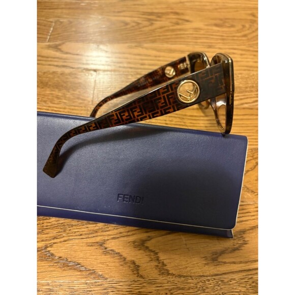 Authentic Fendi FF 0359/G/S Havana FF Logo Cat Eye Sunglasses main image 7